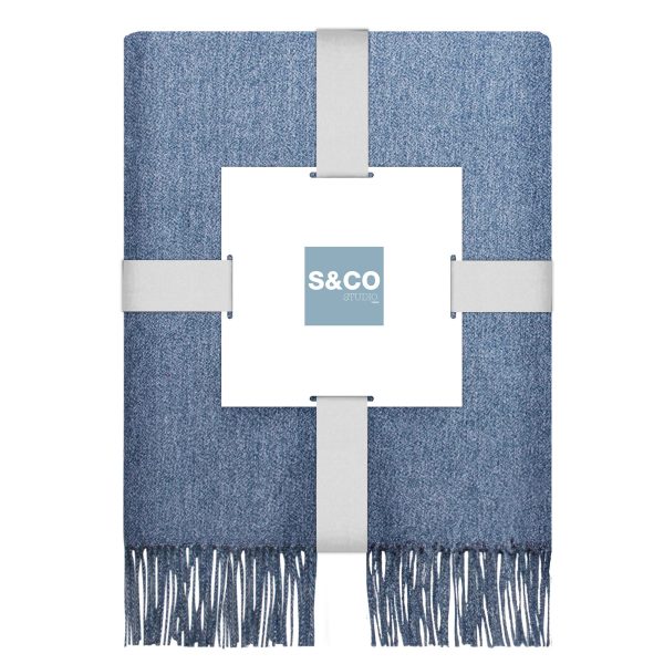 Decorative Throw - Faux Cashemire - Navy - 50 x 60 inch (127 x 152 cm) Online