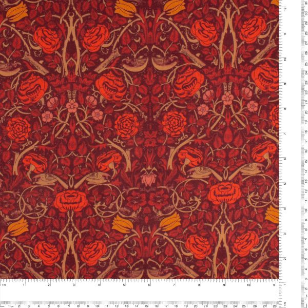 Digital Printed Twill - PRIYA - 003 - Red Cheap