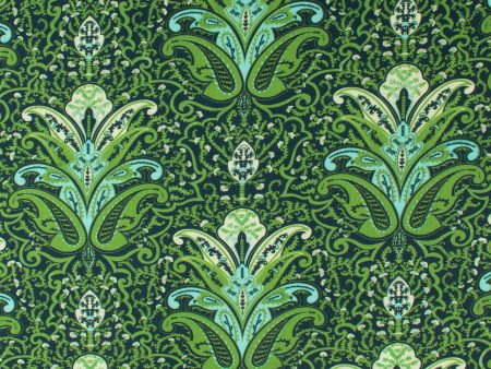 Digital Printed Twill - PRIYA - 008 - Green Sale