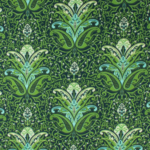 Digital Printed Twill - PRIYA - 008 - Green Sale