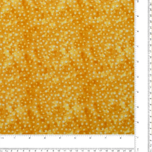 Blender Fabric - MINI DOT - 030 - Gold Hot on Sale