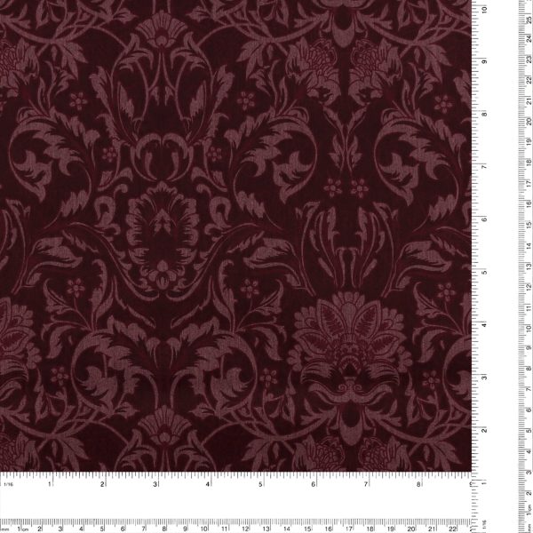 Digital Printed Poly viscose - PENELOPE - 006 - Wine Online Hot Sale