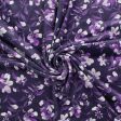 Digital Printed Stretch Velvet - GLAM - 005 - Purple Cheap