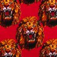 CHELSEA Flannelette Print - Lions - Red Discount