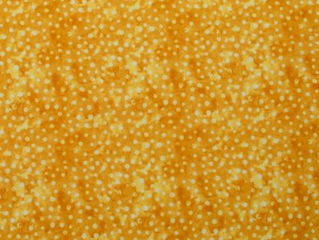 Blender Fabric - MINI DOT - 030 - Gold Hot on Sale