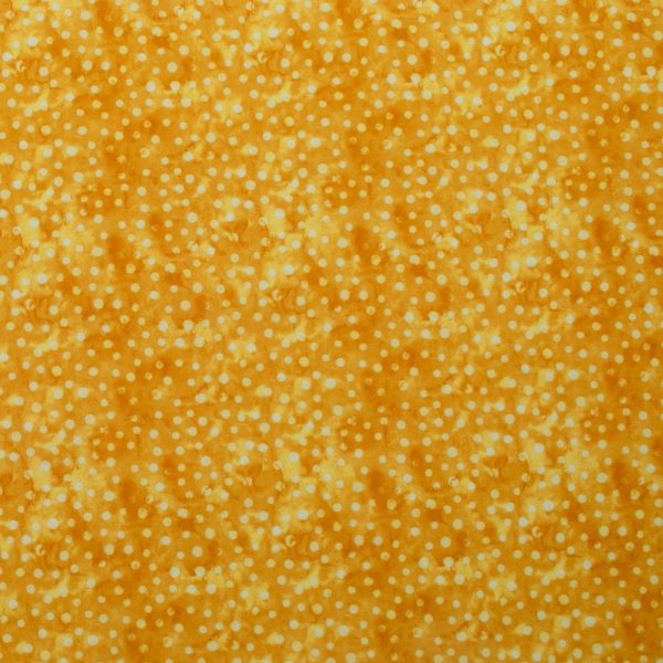 Blender Fabric - MINI DOT - 030 - Gold Hot on Sale