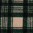 Bouclé Plaid Coating - CURLY - Green Online Sale