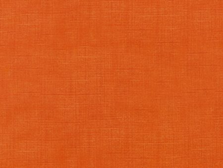 Blender Fabric - Printed Linen Look - 045 - Tangerine on Sale