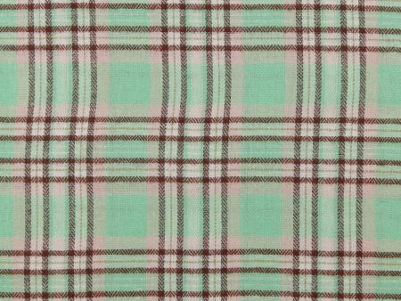 Brushed Cotton Plaid - NOAH - 003 - Mint Online now