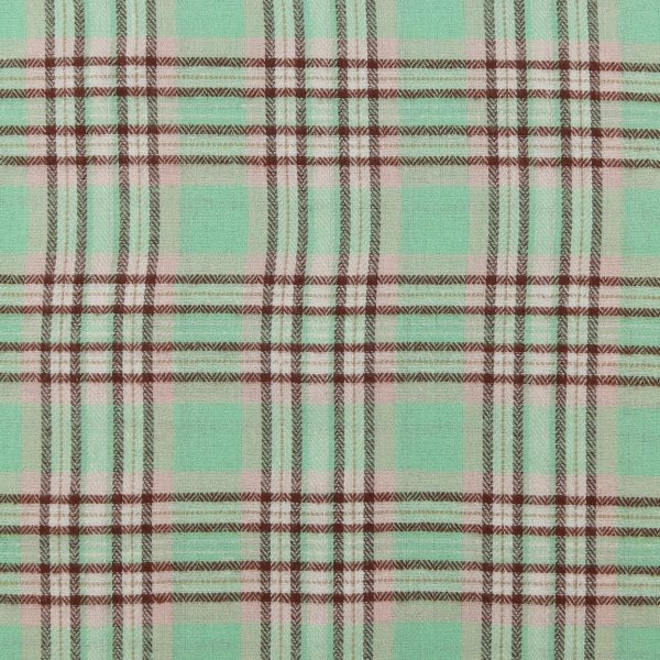 Brushed Cotton Plaid - NOAH - 003 - Mint Online now