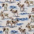 3 Wishes Fabrics - Printed Cotton - HERE COMES SANTA - 005 - White Fashion