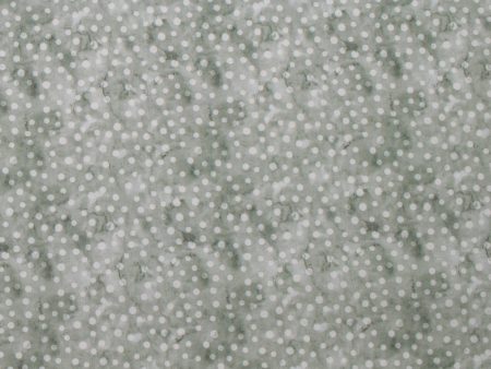 Blender Fabric - MINI DOT - 028 - Light Grey Hot on Sale