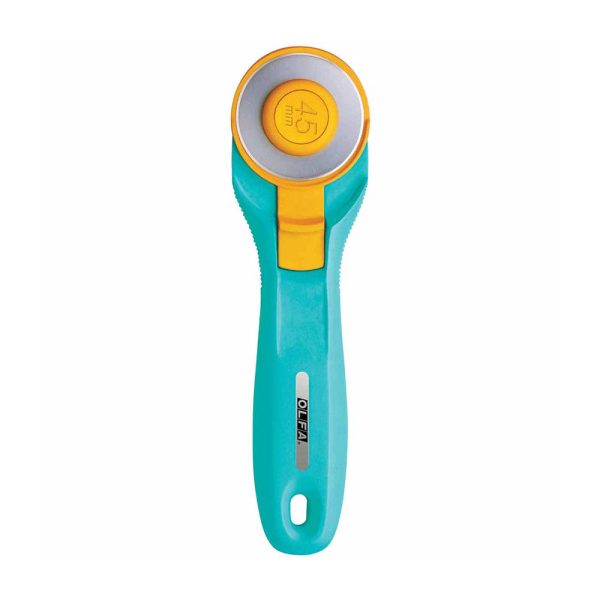 OLFA RTY-2 C - Splash™ Handle Rotary Cutter 45mm - Aqua Fashion