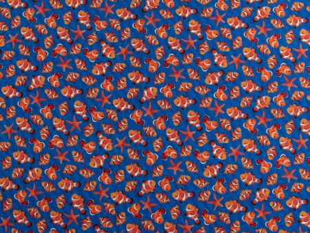 Windham Fabrics - Printed Cotton -DEEP SEA - 005 - Cobalt Online