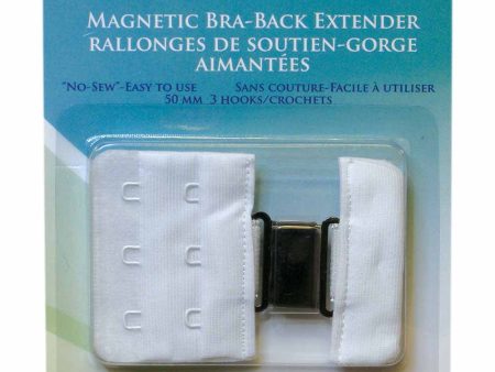 UNIQUE SEWING Magnetic Bra-Back Extender White - 50mm (2 ) Discount