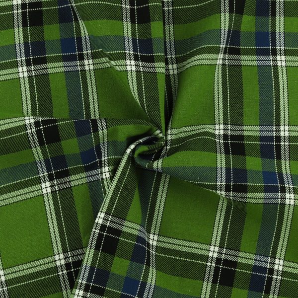 Brushed Cotton Plaid - NOAH - 041 - Green Online