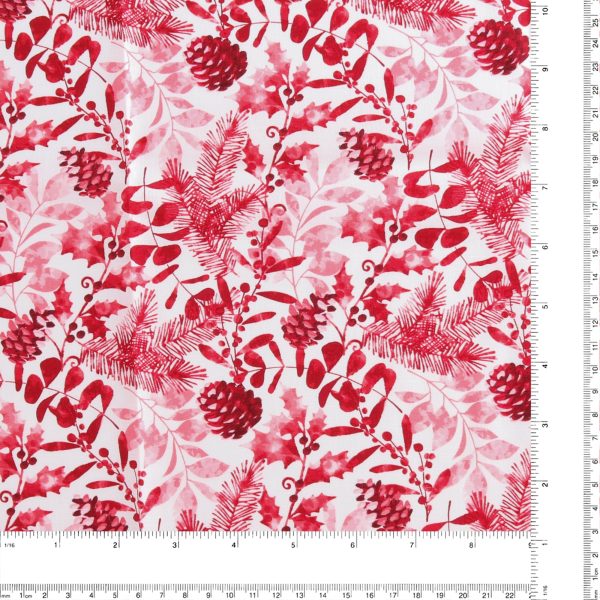 Blank - Printed Cotton - HOLIDAY STYLE - 001 - Red For Cheap