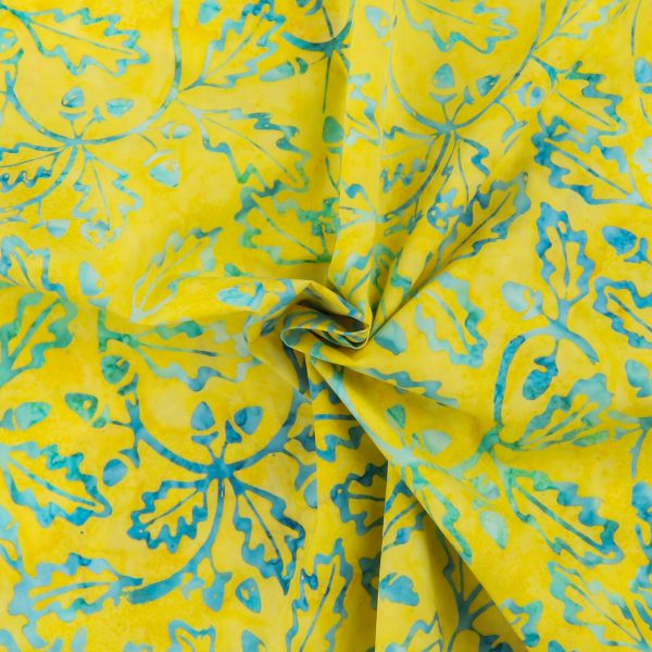 Batik - BALI - 107 - Yellow For Cheap