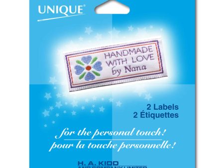 Unique Handmade Love Label - White -2 pcs on Sale