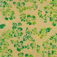 Cotton Batik - MAGNOLIA - 014 - Lime & Green on Sale