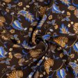 Digital Printed Rayon Twill - SANDRA - 007 - Chocolate Online now