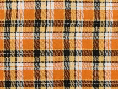 Brushed Cotton Plaid - NOAH - 022 - Yellow Online now