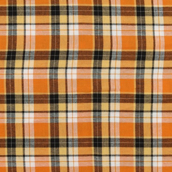 Brushed Cotton Plaid - NOAH - 022 - Yellow Online now