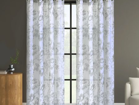 Grommet curtain panel - Rapture - White For Discount