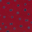 CHELSEA Flannelette Print - Play - Red For Discount