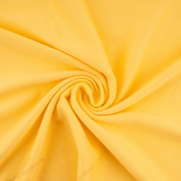 Double Brushed Spandex Knit - Yellow Fashion