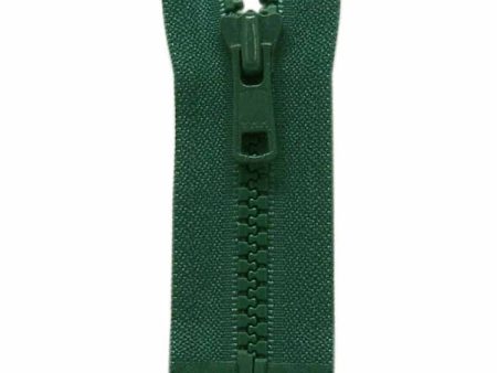 COSTUMAKERS Activewear One Way Separating Zipper 55cm (22 ) - Dark Green - 1764 Sale