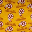 Cotton - NFL - Washington Redskins - Logo - Yellow For Cheap