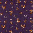 Wide Printed Flannelette - BUNNY - 005 - Purple Cheap