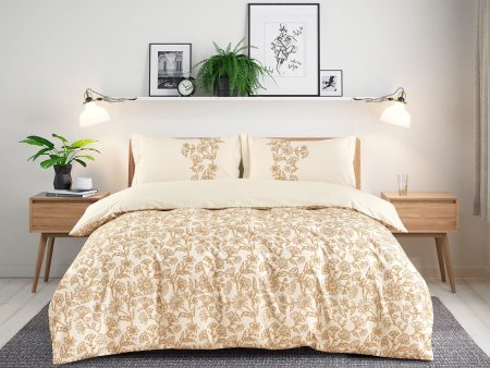 Montebello 3 pcs Comforter set - Ornamental Meadow - Taupe Online