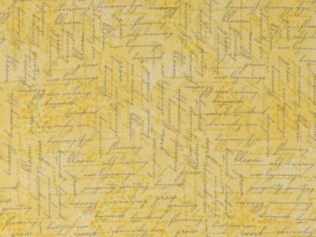 Windham Fabrics - Printed Cotton -TULIP FIELDS - 006 - Light Yellow Sale