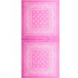 BANDANA Panel 20″ X 42″ (50cm X 112cm) - Pink For Sale