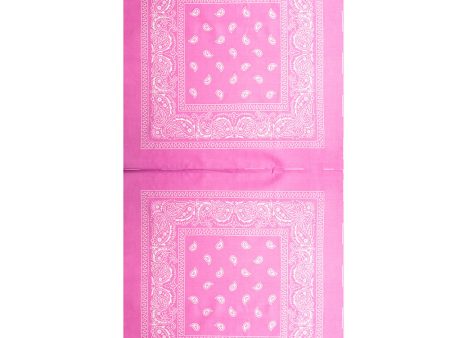 BANDANA Panel 20″ X 42″ (50cm X 112cm) - Pink For Sale