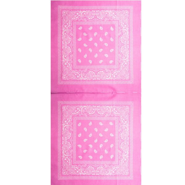 BANDANA Panel 20″ X 42″ (50cm X 112cm) - Pink For Sale