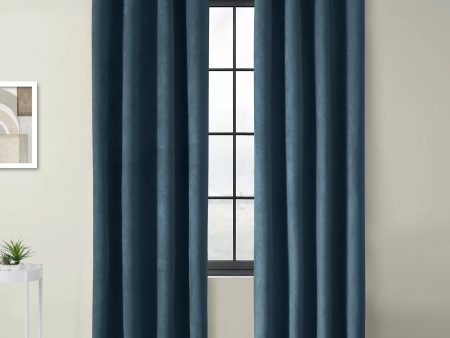 Grommet curtain panel - Felix - Navy - 52 x 84   Online Sale