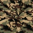 CHILLY - Anti Pill Fleece Print - Camouflage - Brown Online Sale