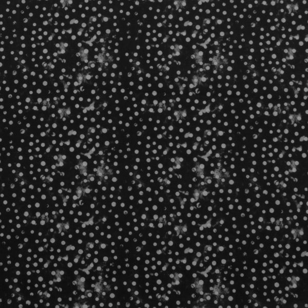 Blender Fabric - MINI DOT - 023 - Black For Sale