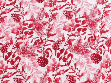 Blank - Printed Cotton - HOLIDAY STYLE - 001 - Red For Cheap