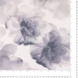 Digital Printed Chiffon - GARDENIA - 001 - Light Grey on Sale