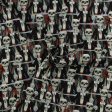 3 Wishes Fabrics - Printed Cotton - AN EERIE WELCOME - 005 - Black Online Hot Sale