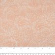 Crepe Print - DELPHINE - Paisleys - Peach on Sale