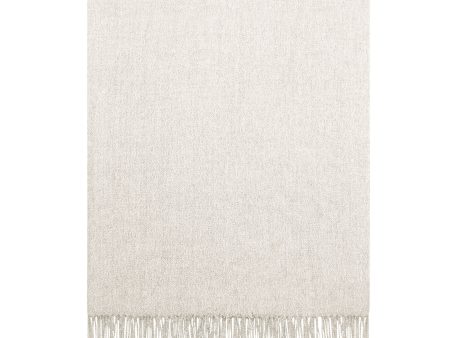 Decorative Throw - Faux Cashemire - Ivory - 50 x 60 inch (127 x 152 cm) Hot on Sale