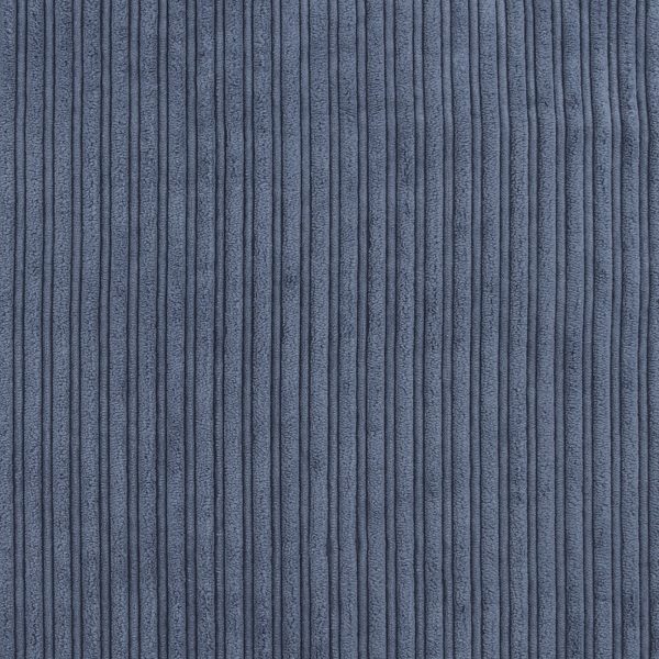 Corduroy Bonded To Fur- ARCHIE - 001 - Denim Blue on Sale