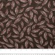 European Printed Knit - SOPHIA - Feathers - Brown Online Sale