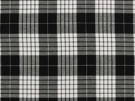 Brushed Cotton Plaid - NOAH - 031 - Black For Cheap