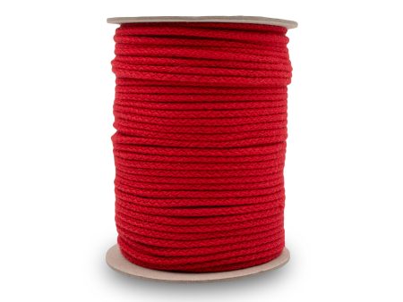 3mm Braided Cord - Red Online Hot Sale